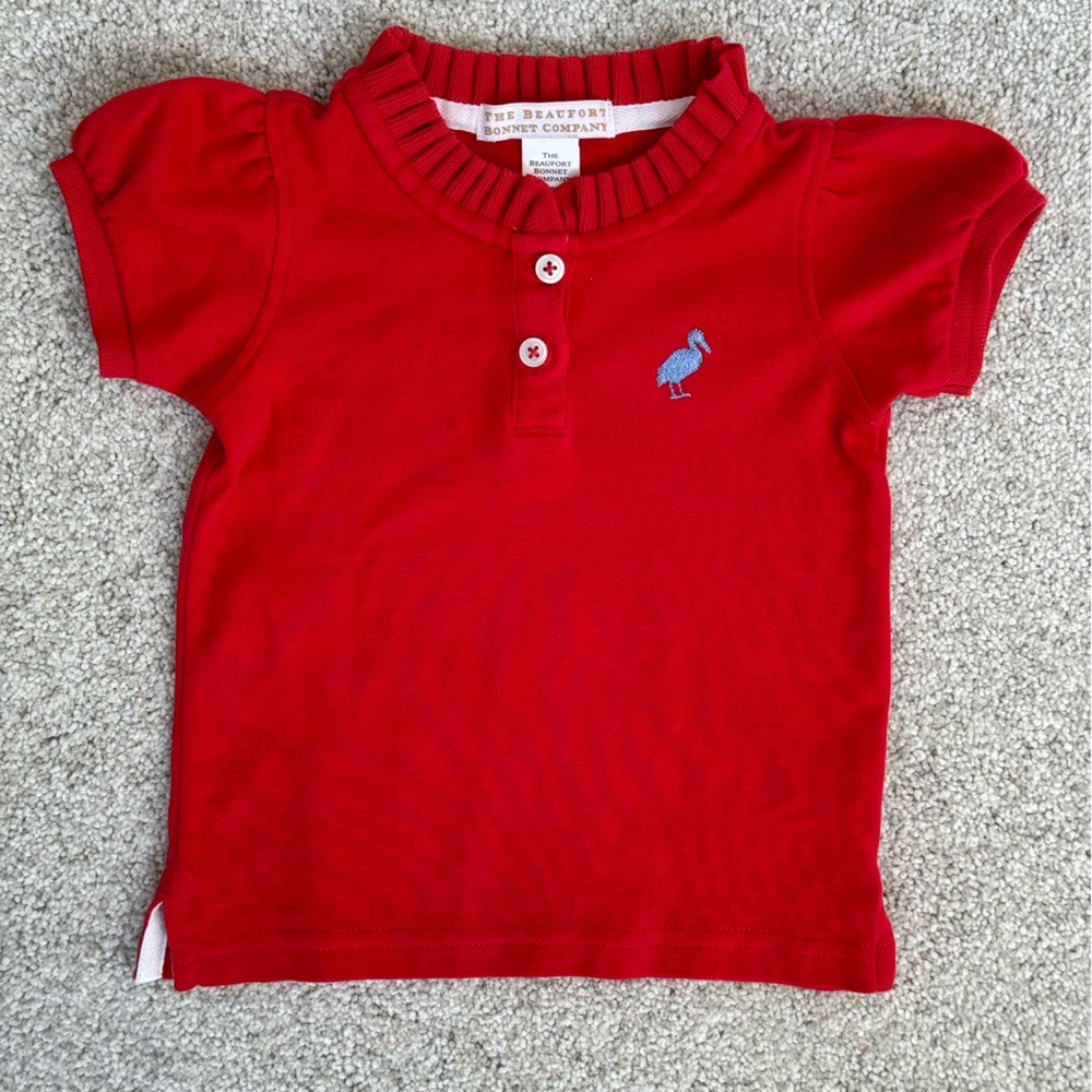 The Beaufort Bonnet Company Little Miss Prim and Proper Polo